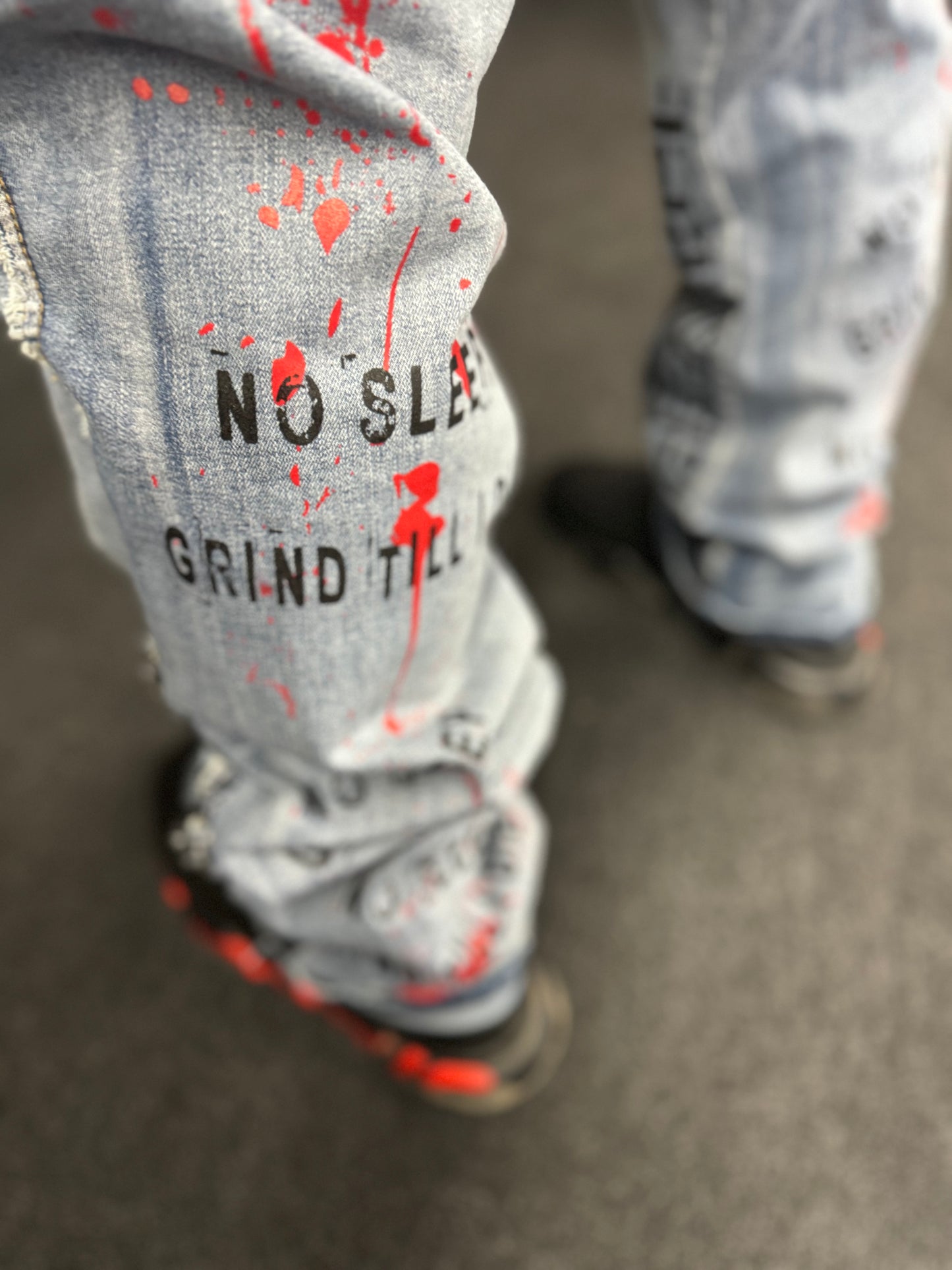 Glockstarz cool fit stack jeans