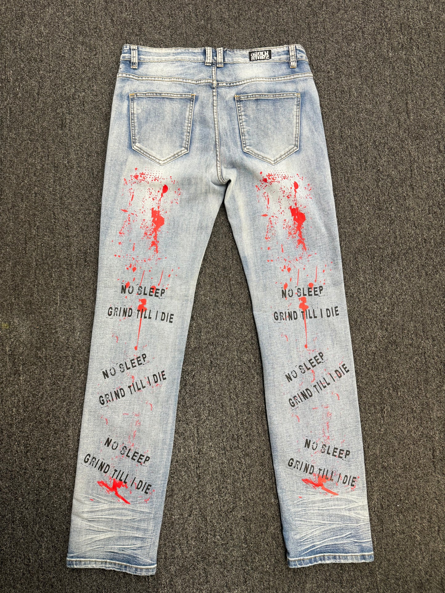 Glockstarz cool fit stack jeans