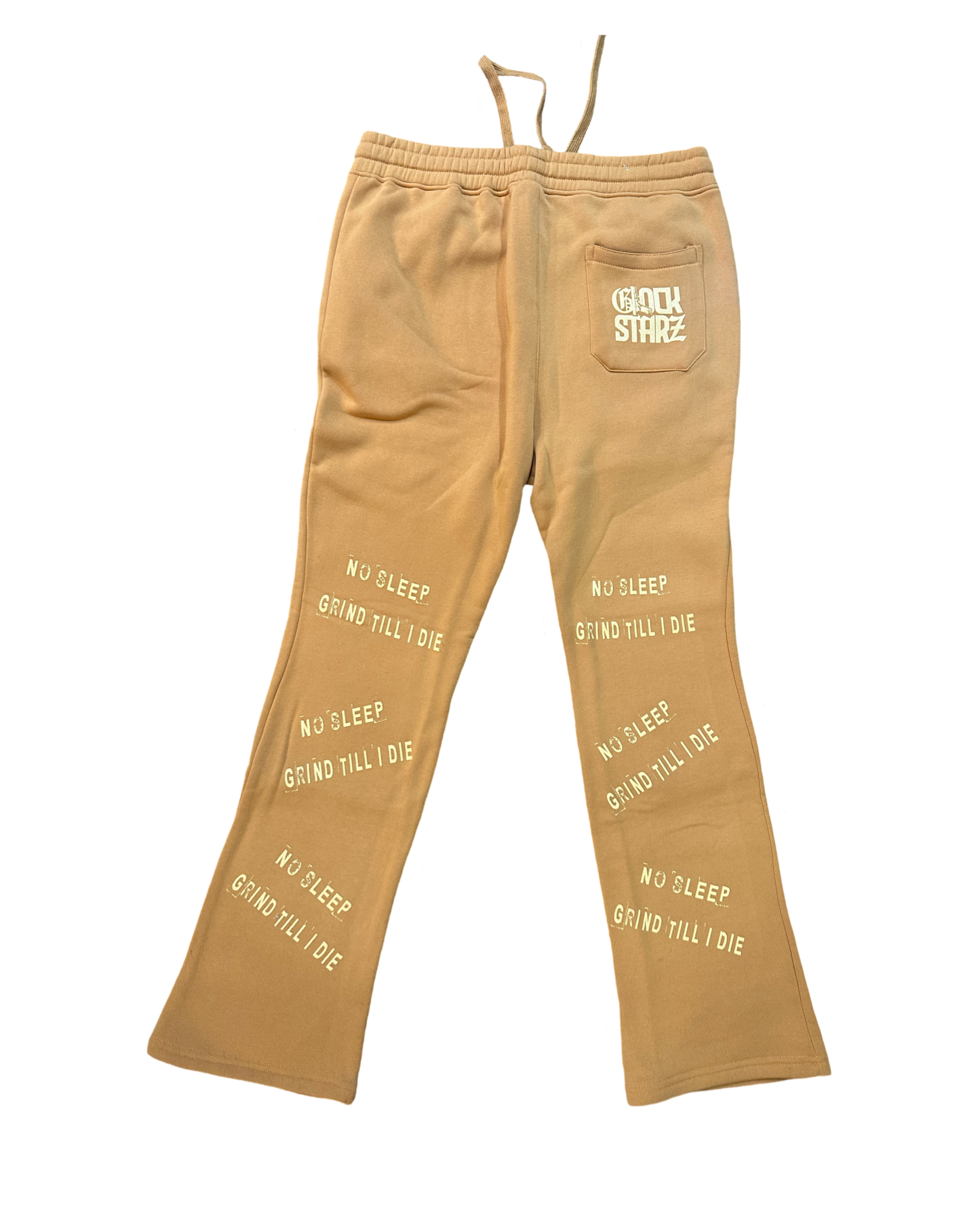 Glockstarz stack sweats (wheat)