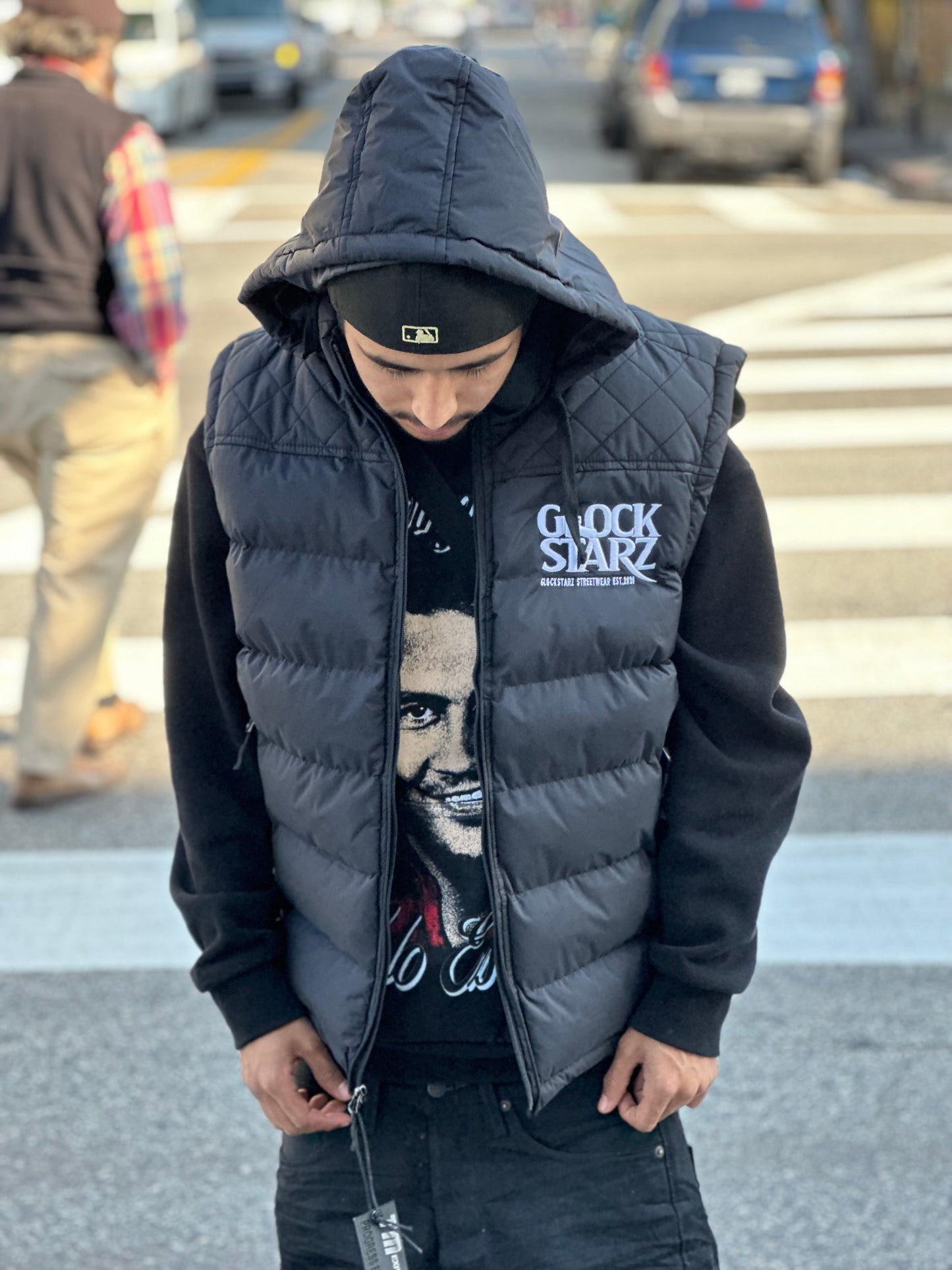 glockstarz vest / w hoodie