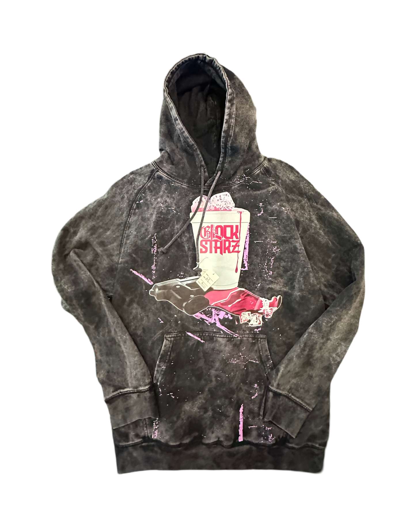 Glockstarz vintage hoodie (black)
