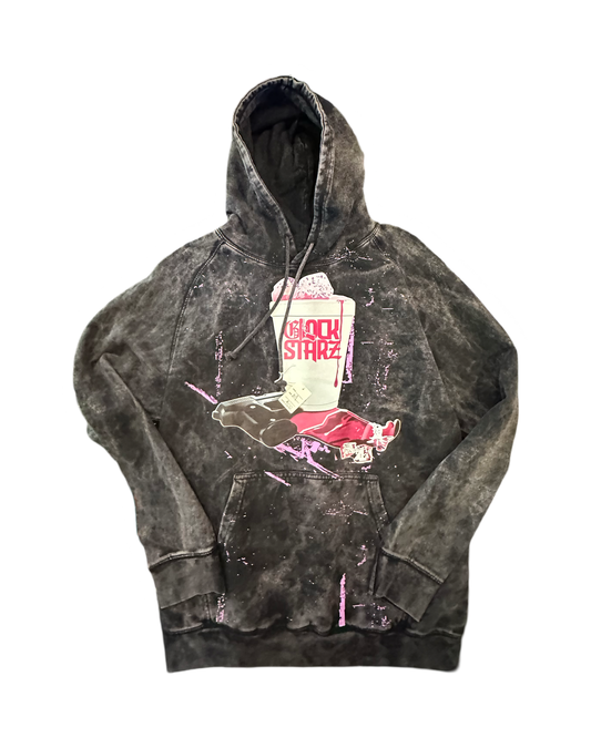 Glockstarz vintage hoodie (black)